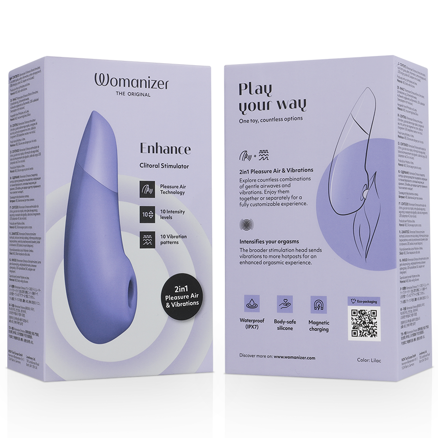 WOMANIZER - ENHANCE ESTIMULADOR DE CLITORÍS LILA - Imagen 7
