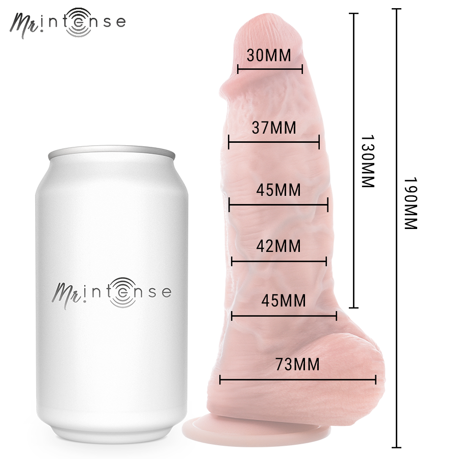 MR INTENSE - SMALL SPENCER DILDO SILICONA 19 CM -Ø- 4.5 CM - Imagen 6