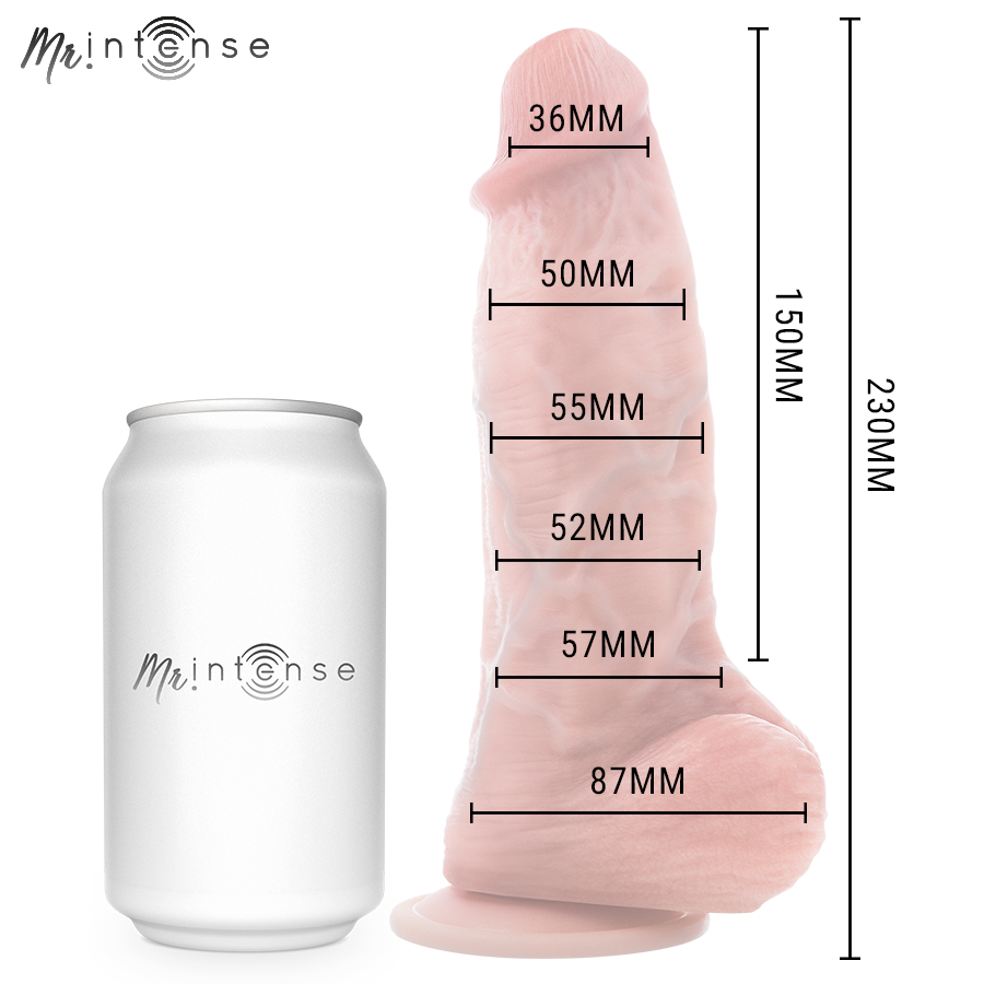 MR INTENSE - MEDIUM SPENCER DILDO SILICONA 23 CM -Ø- 5.7 CM - Imagen 6