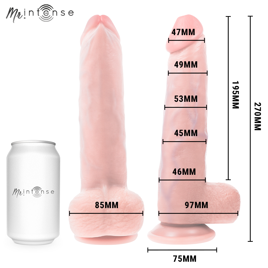 MR INTENSE - NEESON DILDO 27 CM -Ø- 5.6 CM - Imagen 6