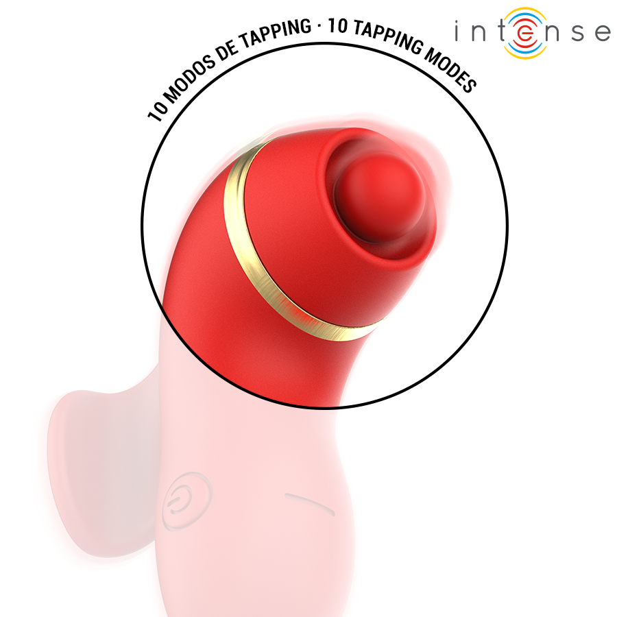 INTENSE - PATTY ESTIMULADOR CON 4 CABEZALES, SUCCIÓN, TAPPING, TICKLING Y LICKING - Imagen 6
