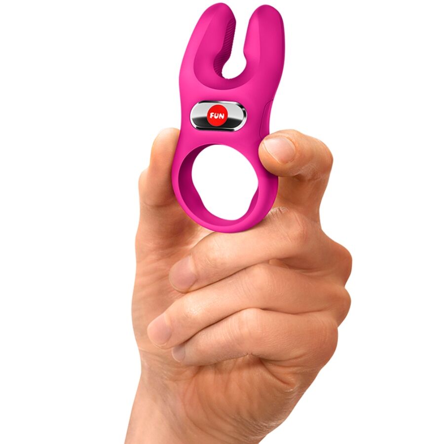 FUN FACTORY - NOS PRO ANILLO VIBRADOR PENE MAGENTA - Imagen 6