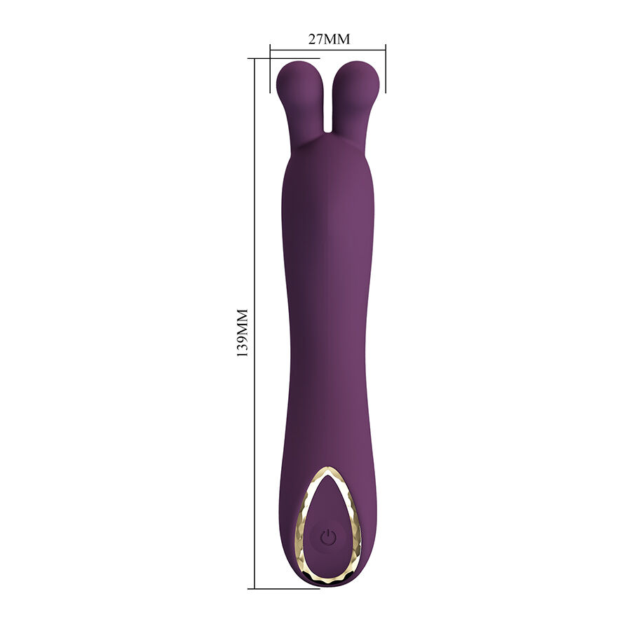 PRETTY LOVE - DJ RABBIT VIBRADOR PUNTO G MORADO - Imagen 6