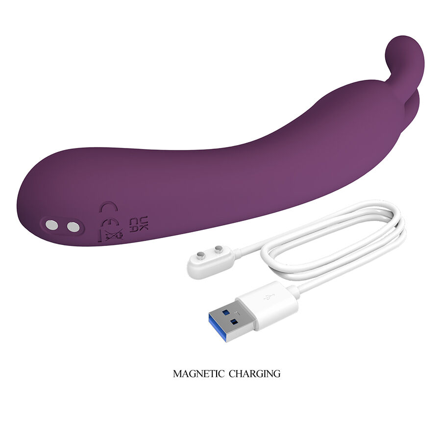 PRETTY LOVE - DJ RABBIT VIBRADOR PUNTO G MORADO - Imagen 8
