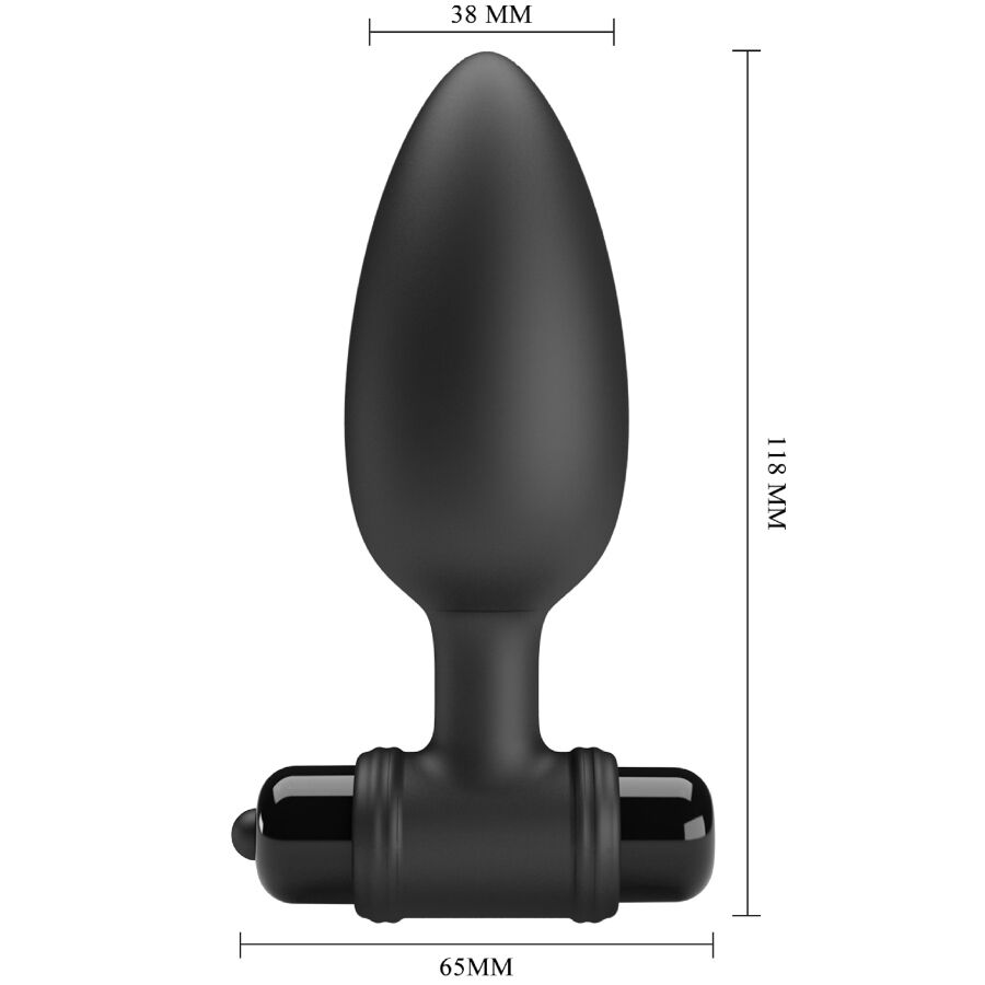MR PLAY - PLUG ANAL SUPER POWER CON VIBRACIÓN - Imagen 8