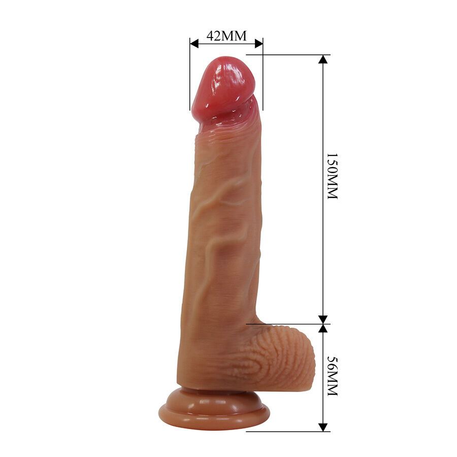 PRETTY LOVE - LISLE DILDO REALÍSTICO CON VENTOSA 20.6 CM -Ø- 4.2 CM - Imagen 7