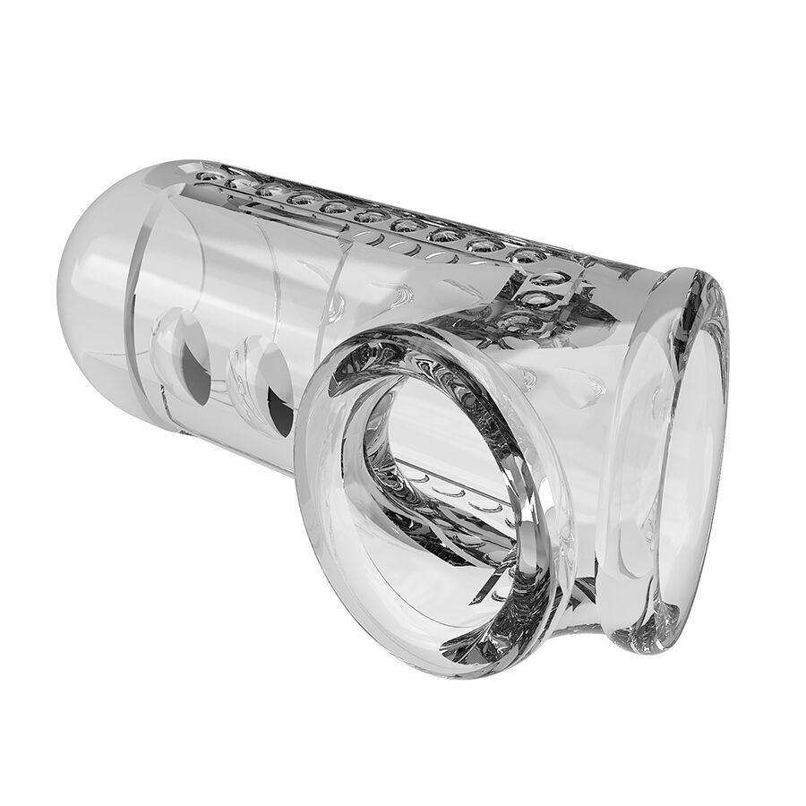 PRETTY LOVE - FUNDA PARA PENE TEXTURIZADA TRANSPARENTE - Imagen 5