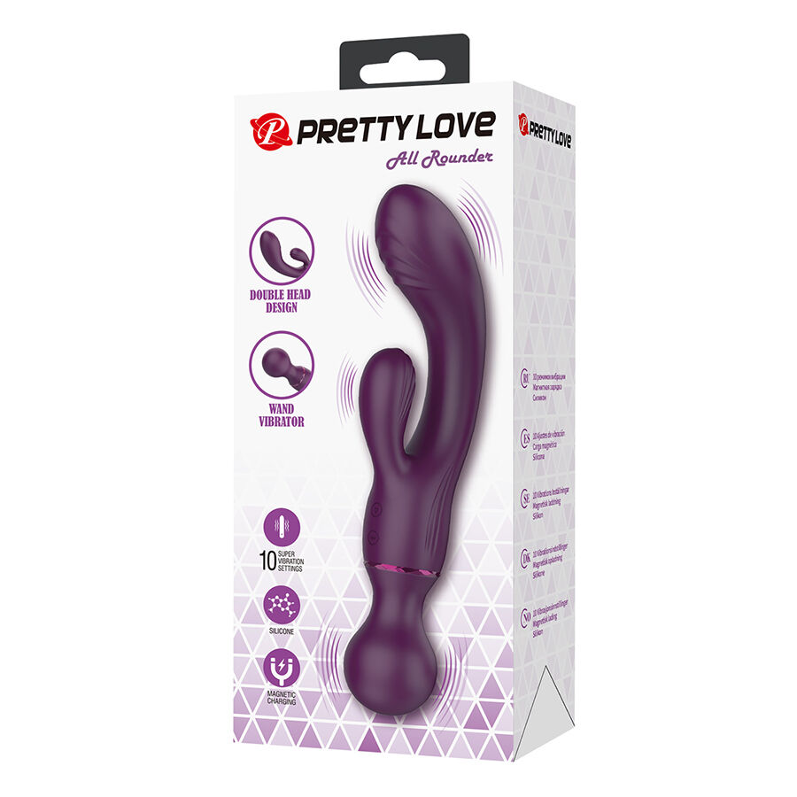 PRETTY LOVE - ALL ROUNDER VIBRADOR PUNTO G MORADO - Imagen 10