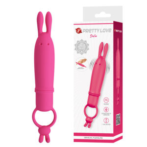 PRETTY LOVE - DELIA VIBRADOR RABBIT CON ANILLO DE SUJECIÓN