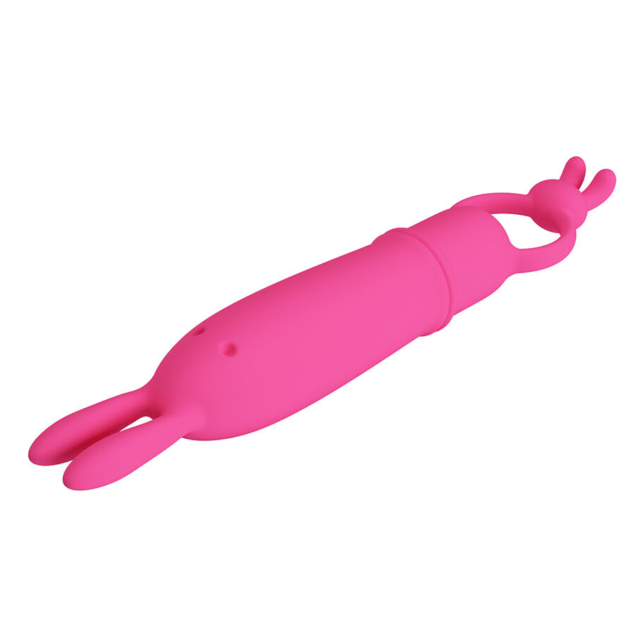 PRETTY LOVE - DELIA VIBRADOR RABBIT CON ANILLO DE SUJECIÓN - Imagen 4