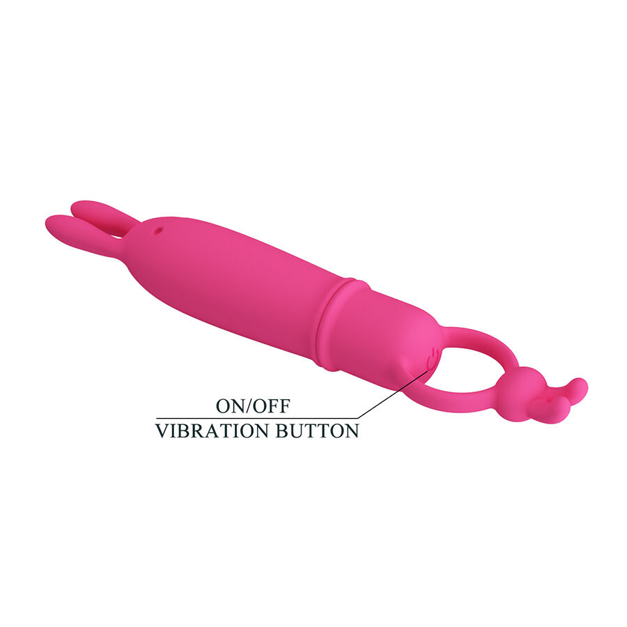 PRETTY LOVE - DELIA VIBRADOR RABBIT CON ANILLO DE SUJECIÓN - Imagen 7