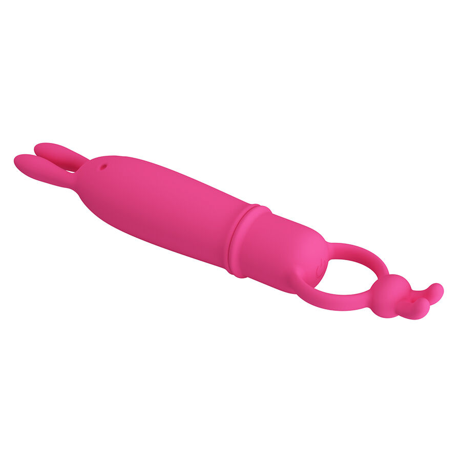 PRETTY LOVE - DELIA VIBRADOR RABBIT CON ANILLO DE SUJECIÓN - Imagen 5