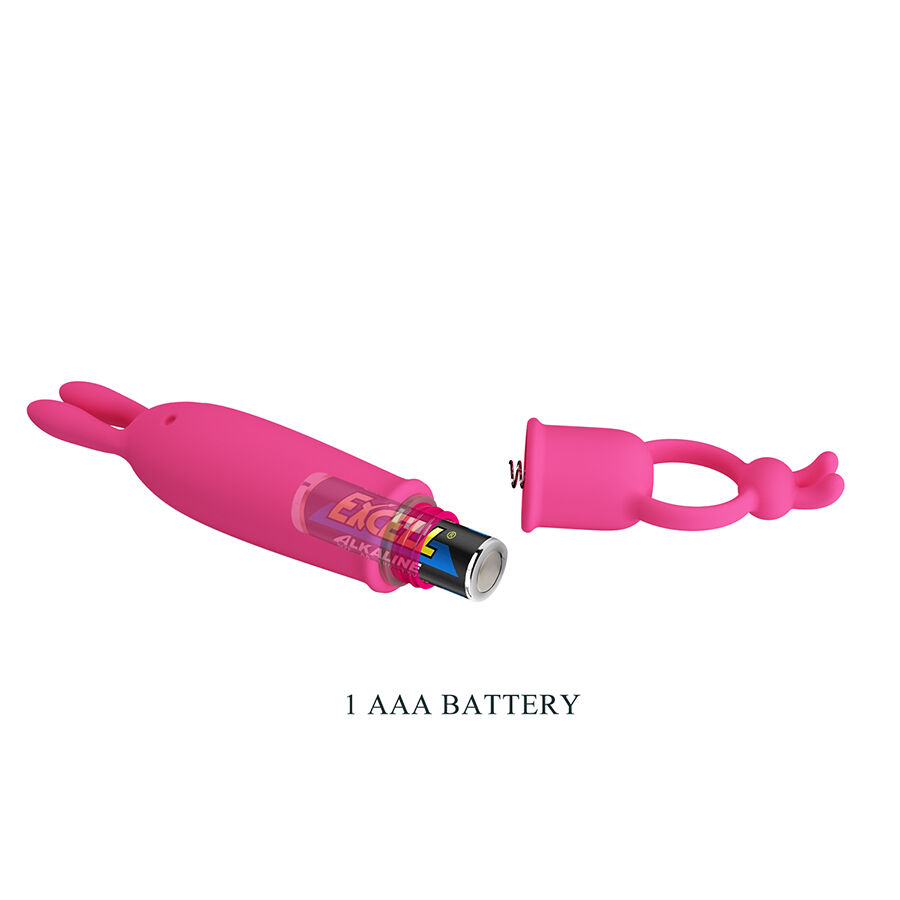 PRETTY LOVE - DELIA VIBRADOR RABBIT CON ANILLO DE SUJECIÓN - Imagen 6