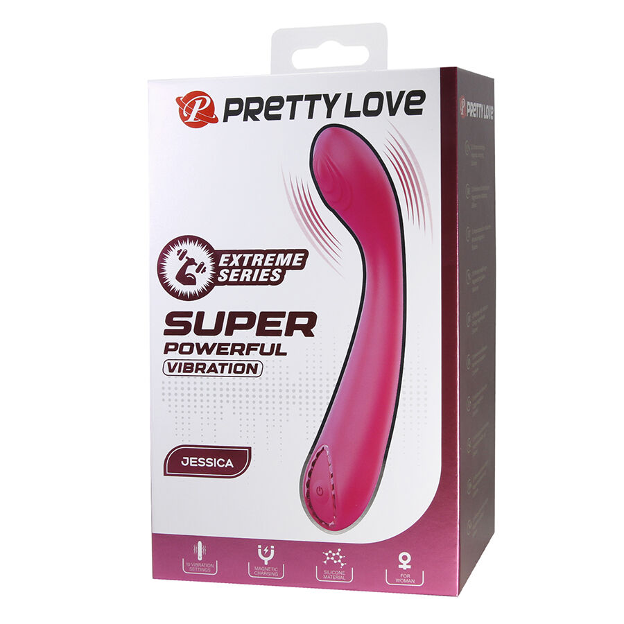 PRETTY LOVE - JESSICA VIBRADOR DE ALTA POTENCIA ROSA - Imagen 9