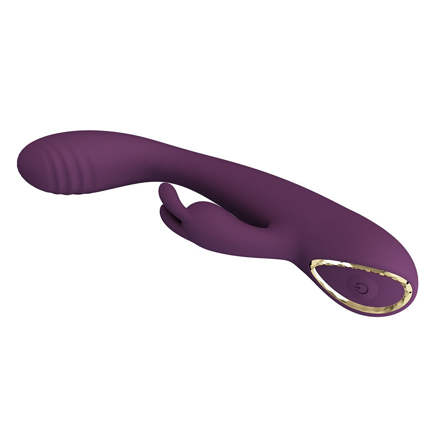 PRETTY LOVE - EMMA VIBRADOR CON ESTIMULADOR RABBIT MORADO - Imagen 4