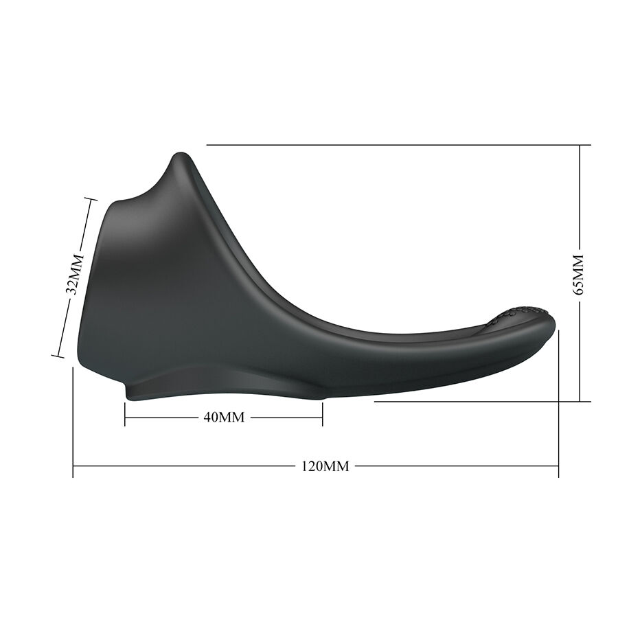 CRAZY BULL - ZADOK ANILLO ERGONÓMICO CON ESTIMULADOR DE PERINÉ - Imagen 7