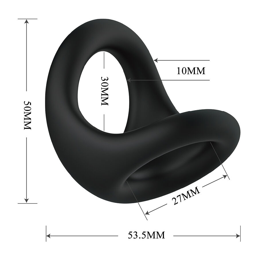 CRAZY BULL - NESTOR ANILLO ERGONÓMICO PARA PENE Y TESTÍCULOS - Imagen 6