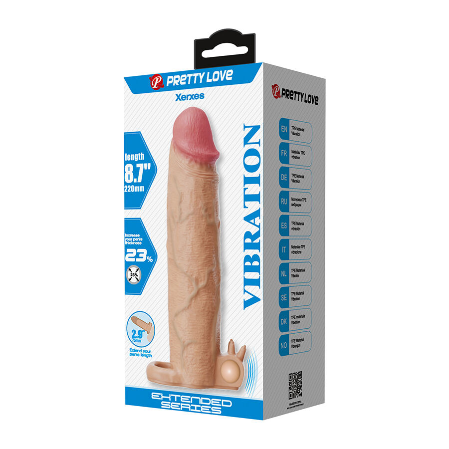 PRETTY LOVE - XERXES FUNDA PARA PENE CON ESTIMULADOR DE CLÍTORIS Y VIBRACIÓN - Imagen 8
