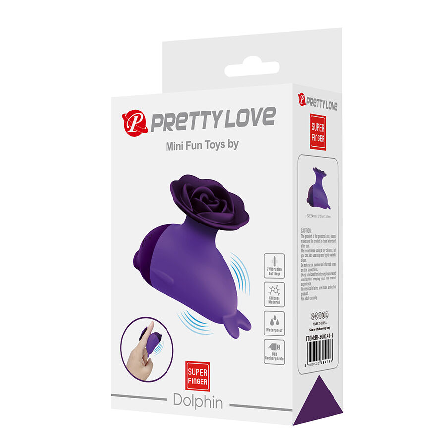 PRETTY LOVE - DOLPHIN MINI VIBRADOR CON SUJECIÓN - Imagen 9