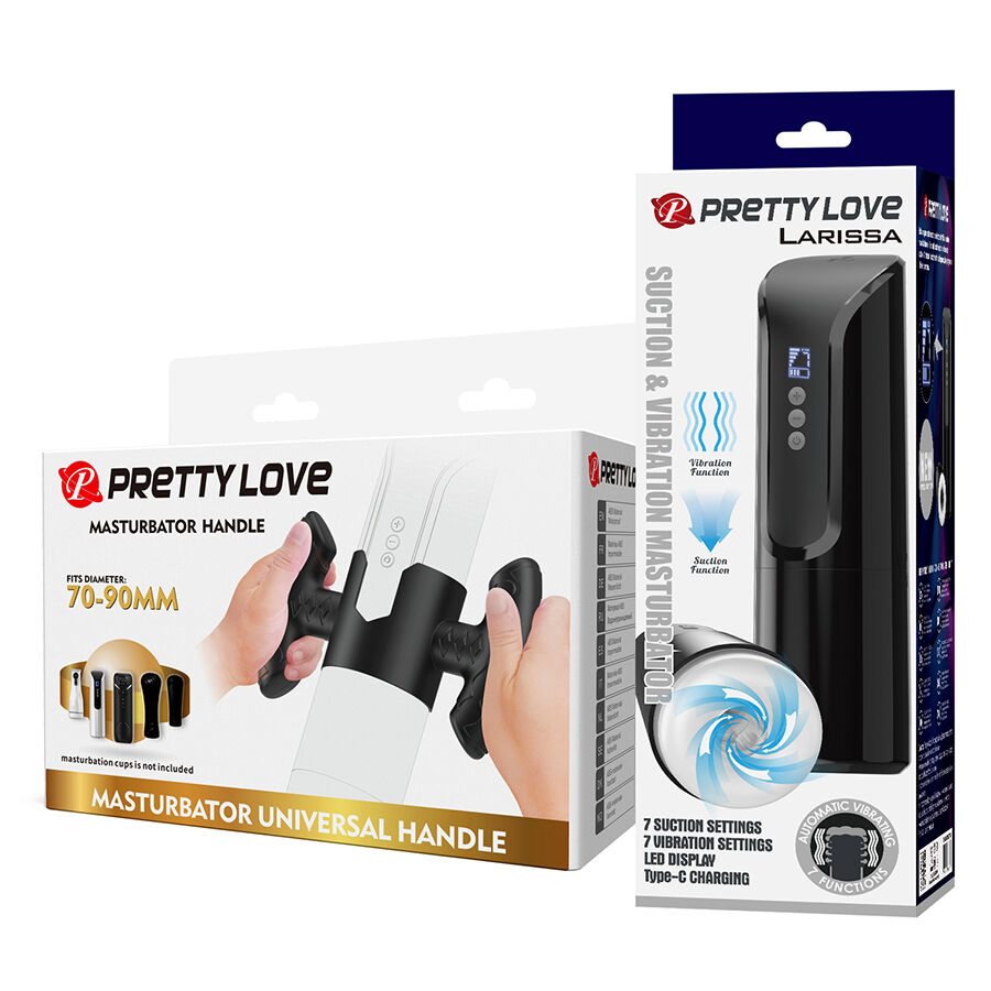 PRETTY LOVE - LARISSA MASTURBADOR SUCCIONADOR CON VIBRACIÓN + SUJECIÓN - Imagen 11