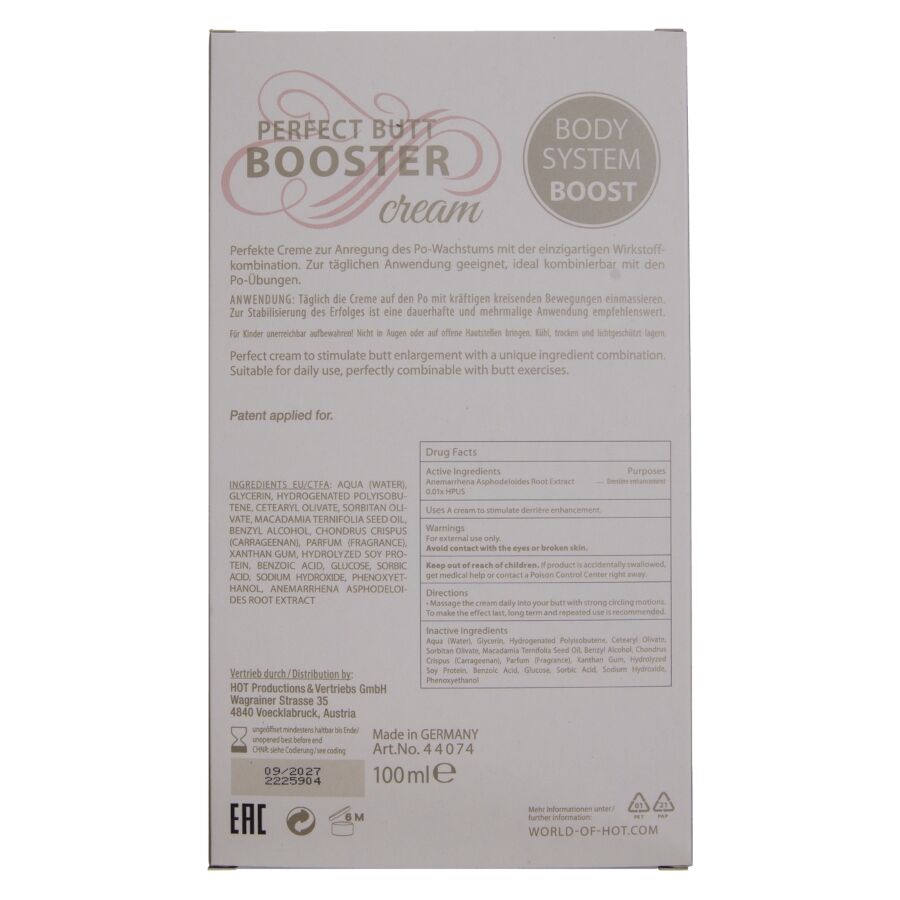 HOT - CREMA XXL BOOTY BOOSTER 100 ML - Imagen 6