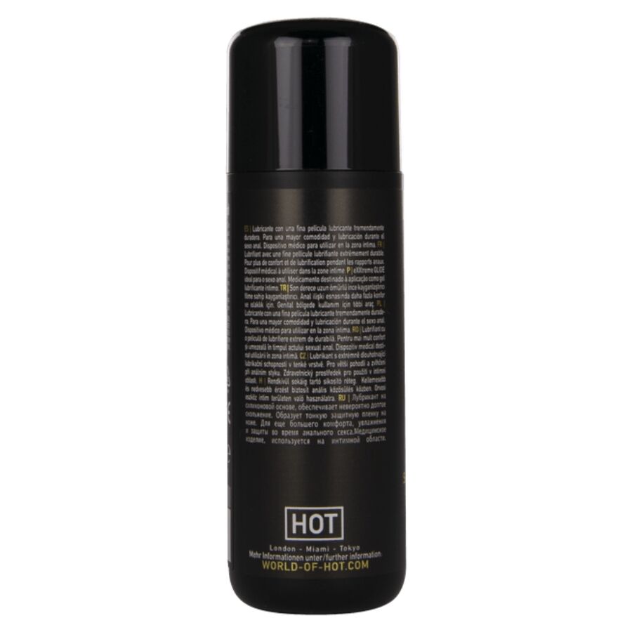 HOT - EXXTREME GLIDE LUBRICANTE BASE SILICONA + ACEITE CONFORT A+ 50 ML - Imagen 3
