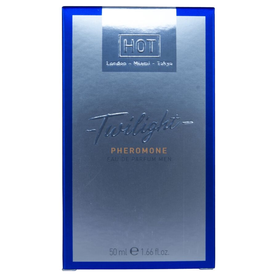 HOT - TWILIGHT PERFUME CON FEROMONAS HOMBRE 50 ML - Imagen 3