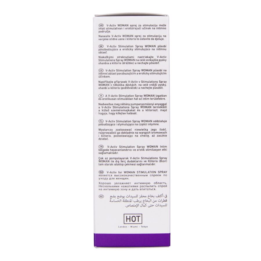 HOT - V-ACTIV SPRAY ESTIMULANTE PARA MUJER 50 ML - Imagen 8
