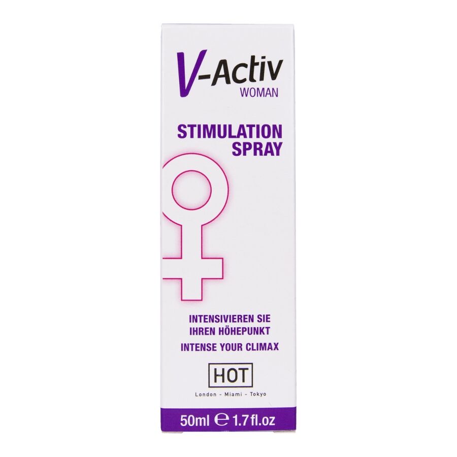 HOT - V-ACTIV SPRAY ESTIMULANTE PARA MUJER 50 ML - Imagen 5