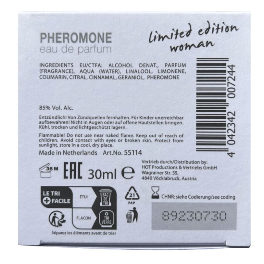 HOT - PERFUME CON FEROMONAS DUBAI EDICIÓN LIMITADA MUJER 30 ML - Imagen 6