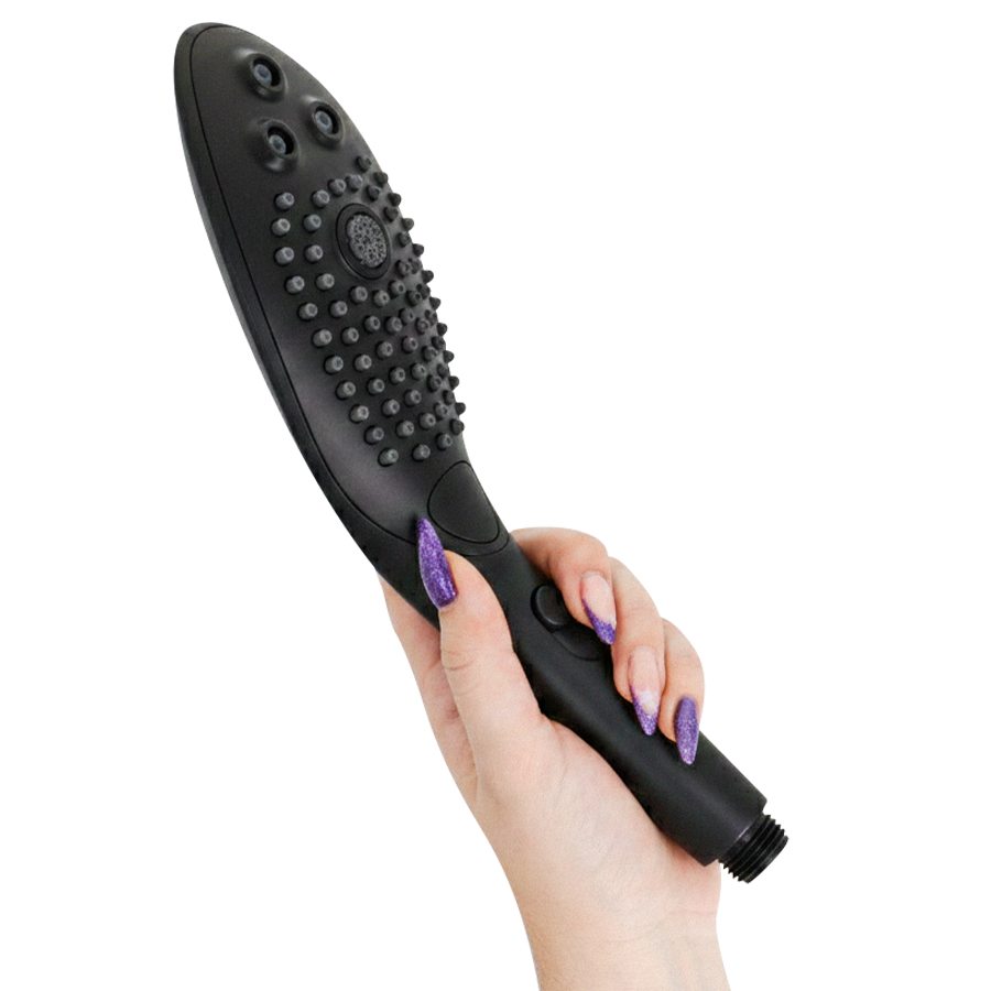 WOMANIZER - WAVE CABEZAL DE DUCHA ESTIMULADOR DE CLITORÍS NEGRO - Imagen 4