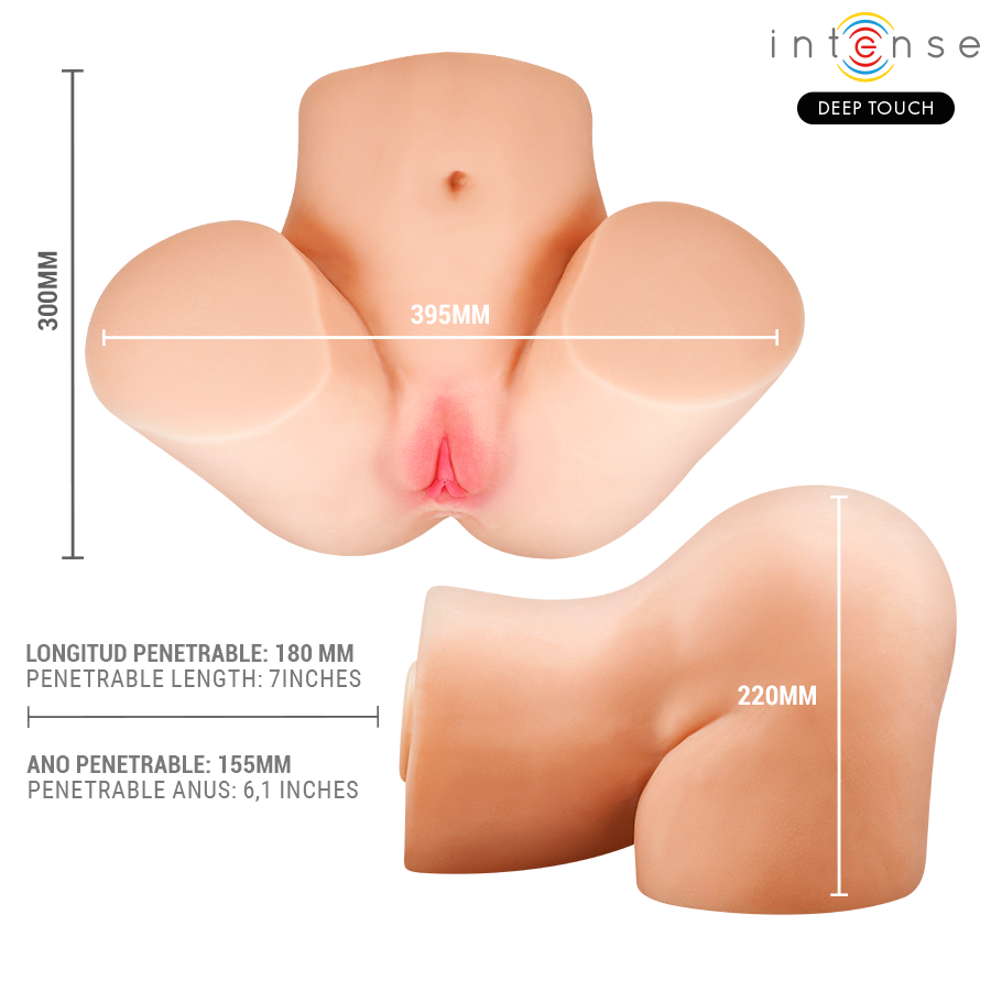 INTENSE DEEP TOUCH - JULIA MASTURBADOR VAGINA CON EFECTO SUCCIÓN, CALOR, VIBRACIÓN Y VOZ CON CONTROL REMOTO 9 KG - Imagen 6