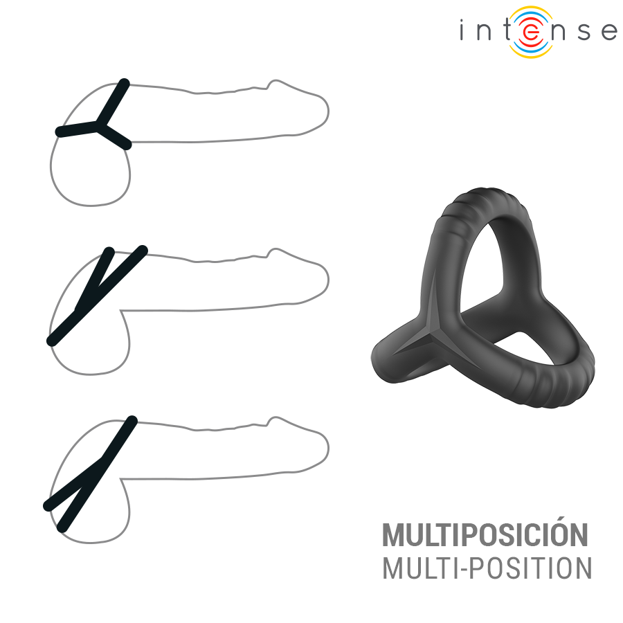 INTENSE - JOHN ANILLO TRIPLE AJUSTABLE MODELO 4 - Imagen 3