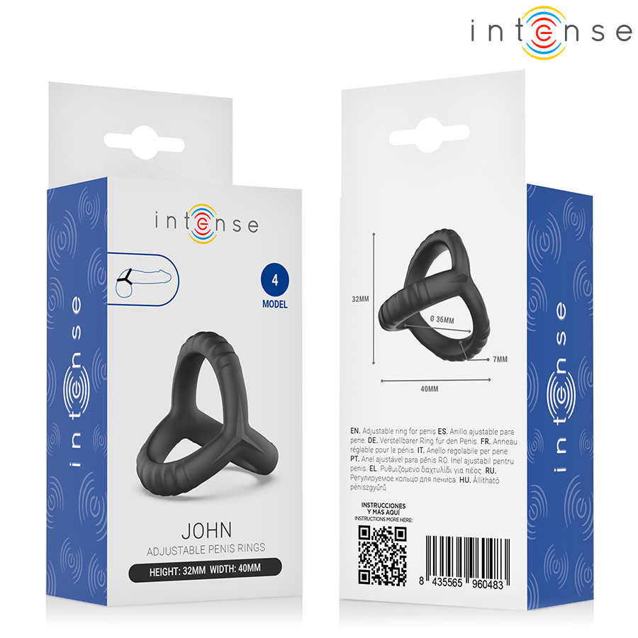 INTENSE - JOHN ANILLO TRIPLE AJUSTABLE MODELO 4 - Imagen 5