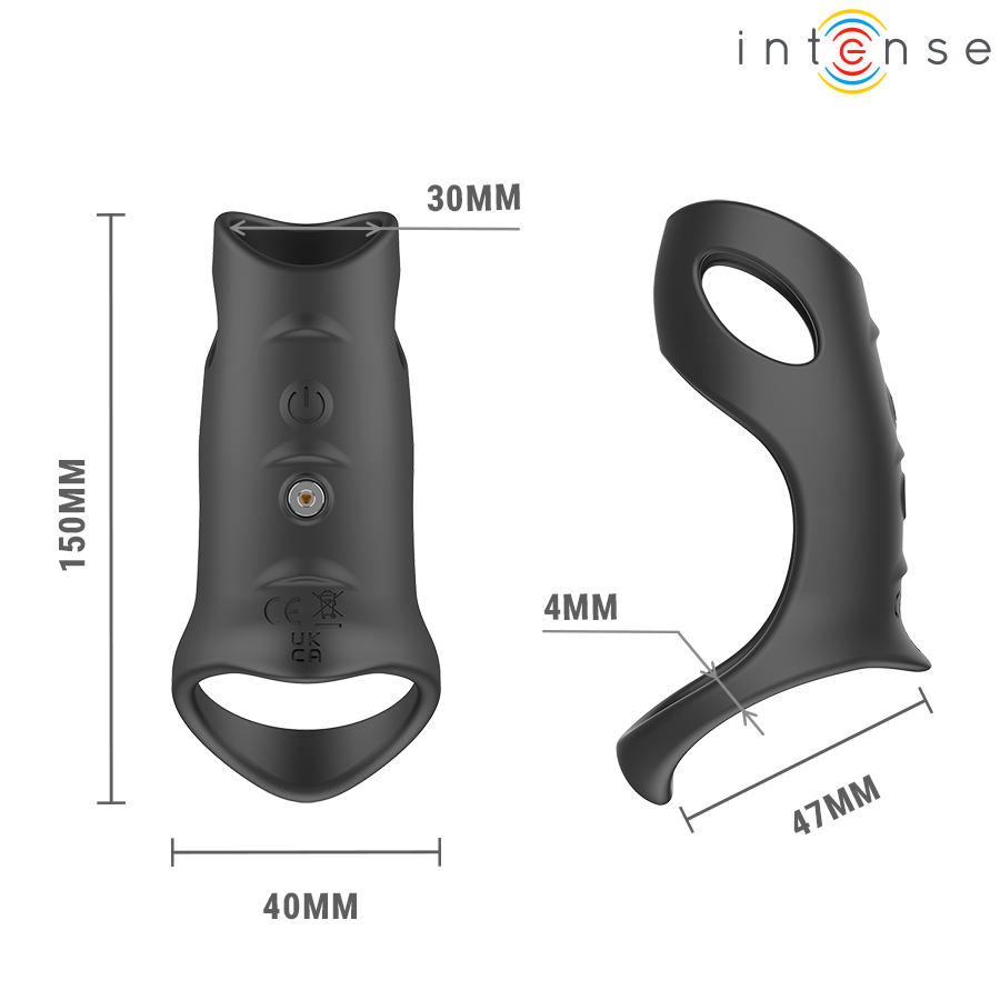 INTENSE - JEROME ANILLO VIBRADOR AJUSTABLE MODELO 12 - Imagen 8