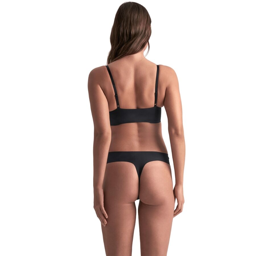 BYE-BRA - PACK 2 TANGAS INVISIBLES BEIGE Y NEGRO TALLA L - Imagen 7