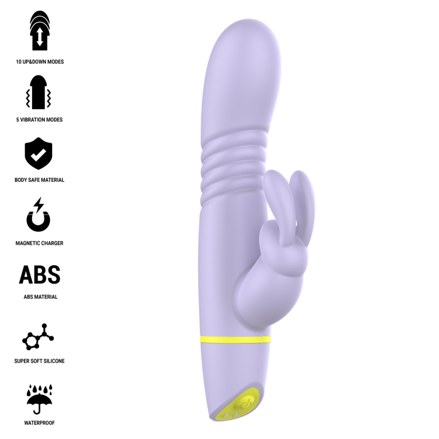 INTENSE - HELEN ESTIMULADOR RABBIT & VIBRADOR THRUSTING - Imagen 2