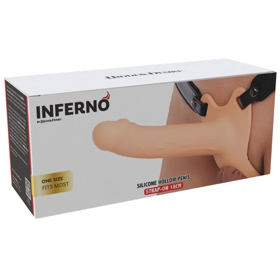 HIDDEN DESIRE - INFERNO STRAP-ON FUNDA PARA PENE 18 CM - Imagen 6