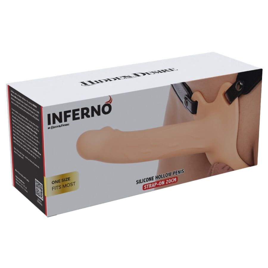 HIDDEN DESIRE - INFERNO STRAP-ON FUNDA PARA PENE 20 CM - Imagen 6