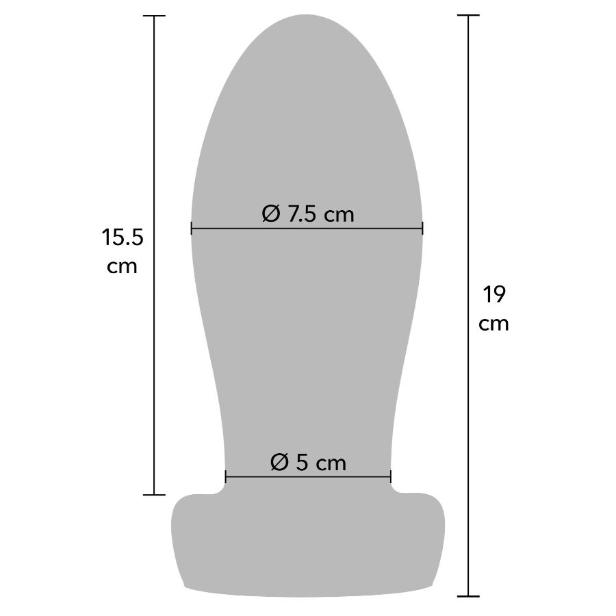 HIDDEN DESIRE - EXTREME HEAVY STRETCHER PLUG ANAL XL - Imagen 4