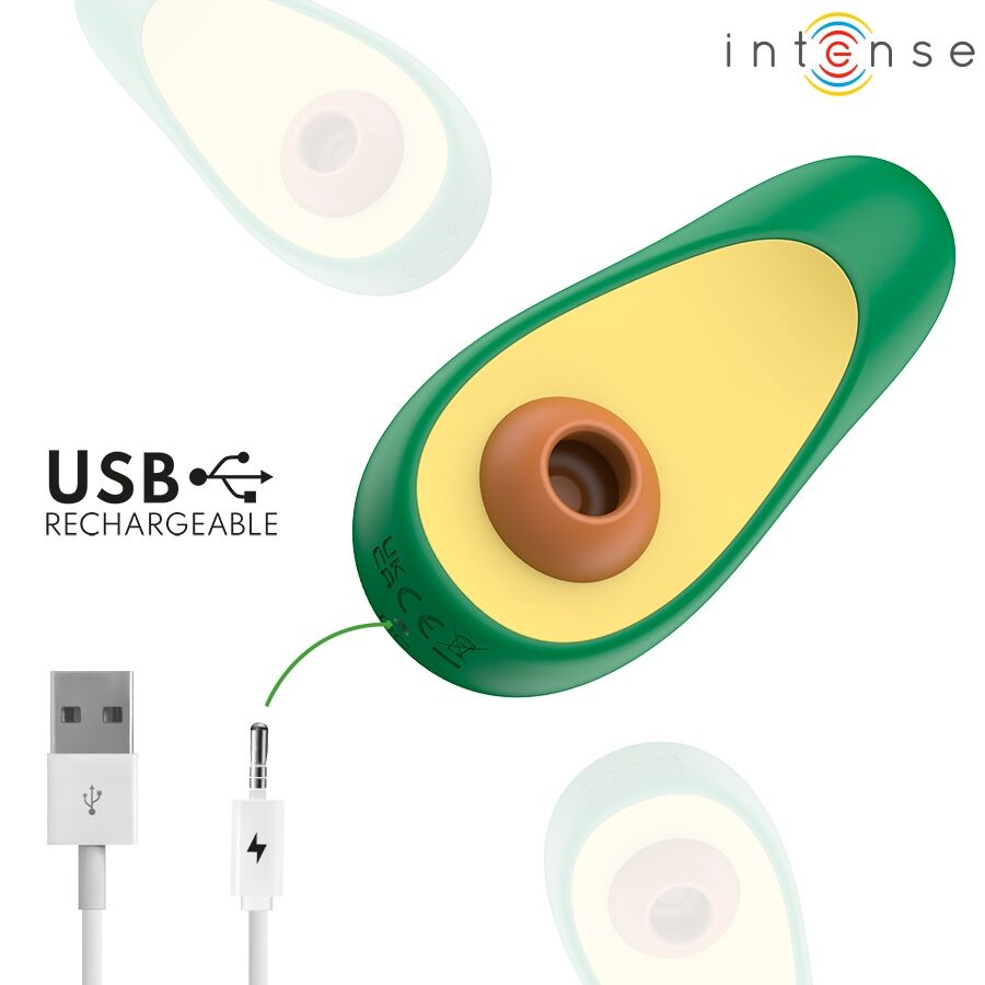 INTENSE - WAKI ESTIMULADOR SUCCIONADOR DE CLÍTORIS AGUACATE - Imagen 6