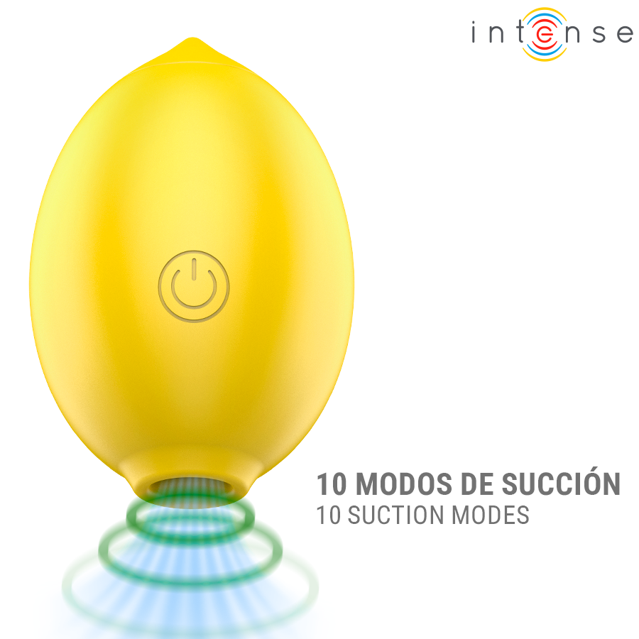 INTENSE - MONI ESTIMULADOR SUCCIONADOR DE CLÍTORIS LIMÓN - Imagen 3