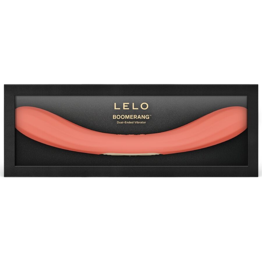 LELO - BOOMERANG VIBRADOR DE DOBLE EXTREMO ROJO CORAL - Imagen 3