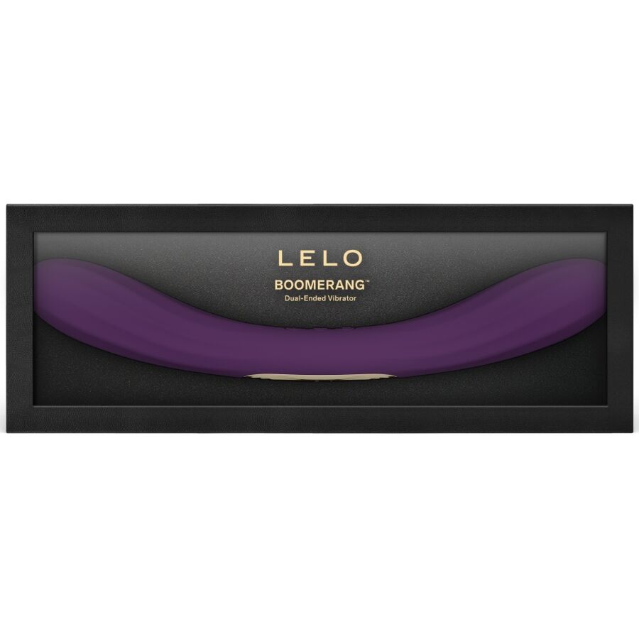 LELO - BOOMERANG VIBRADOR DE DOBLE EXTREMO MORADO - Imagen 4