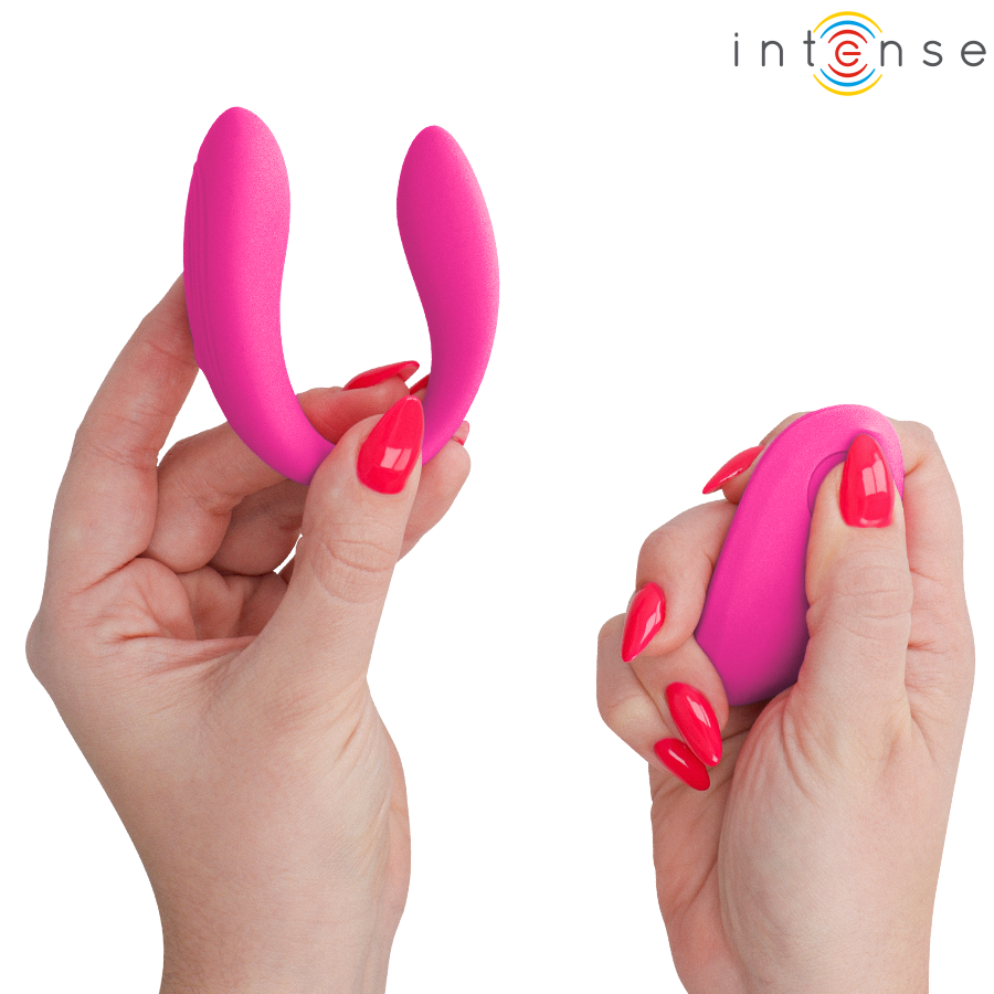 INTENSE - NORA ESTIMULADOR DE PINZA CON VIBRACIÓN ROSA - Imagen 2