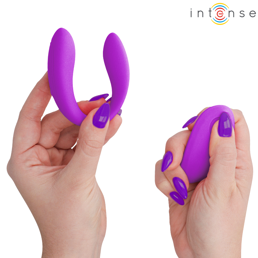 INTENSE - NORA ESTIMULADOR DE PINZA CON VIBRACIÓN MORADO - Imagen 2