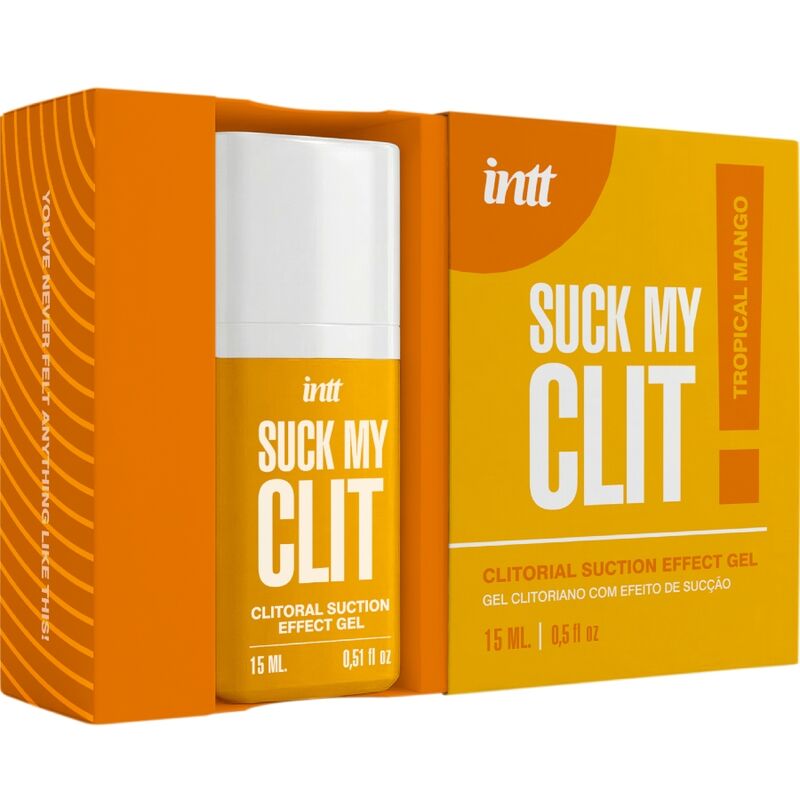 INTT - SUCK MY CLIT GEL EFECTO SUCCIÓN TROPICAL MANGO 15 ML - Imagen 3