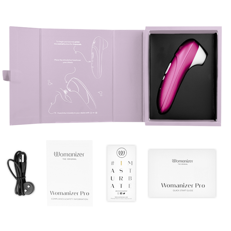 WOMANIZER - PRO VIBRANT ESTIMULADOR DE CLÍTORIS ROSA - Imagen 6