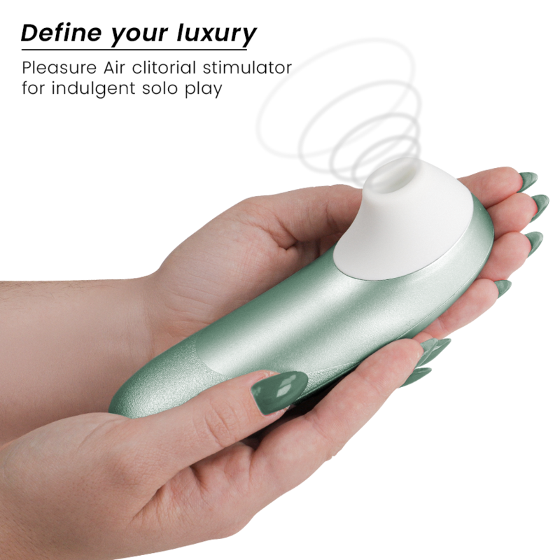 WOMANIZER - PRO VIBRANT ESTIMULADOR DE CLÍTORIS VERDE SALVIA - Imagen 3