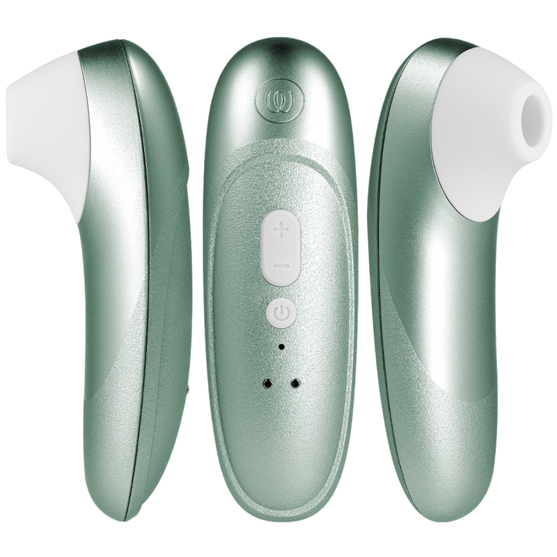 WOMANIZER - PRO VIBRANT ESTIMULADOR DE CLÍTORIS VERDE SALVIA - Imagen 2